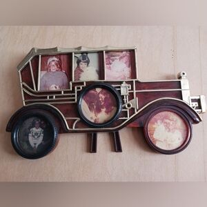 Vintage JSNY Hong Kong Classic Car Multi Photo Frame With Old Photos